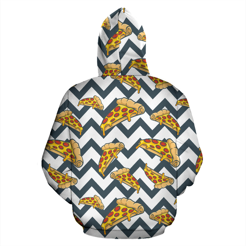 Pizza Design Pattern Zip Up Hoodie