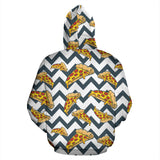 Pizza Design Pattern Zip Up Hoodie