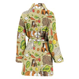 Guinea Pig Pattern Print Design 04 Women's Bathrobe