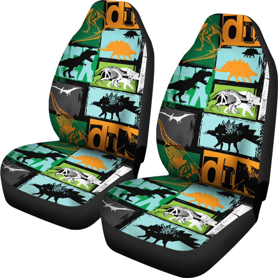 Dinosaurs Print Pattern Universal Fit Car Seat Covers