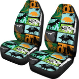 Dinosaurs Print Pattern Universal Fit Car Seat Covers