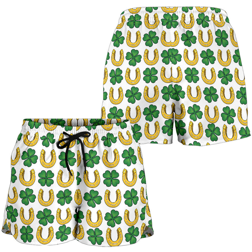 Horseshoes Pattern Print Design 04 Women Shorts