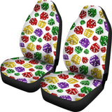Dice Pattern Print Design 03 Universal Fit Car Seat Covers