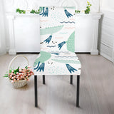 Crocodile Diver Pattern Dining Chair Slipcover