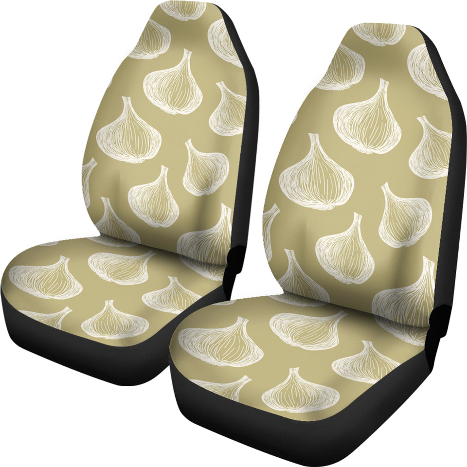 Garlic Design Pattern Universal Fit Car Seat Covers