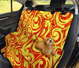 Fire Flame Design Pattern Dog Car Seat Covers