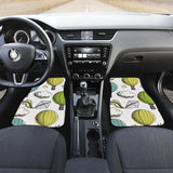 Hot Air Balloon Bird Cloud Pattern Front And Back Car Mats