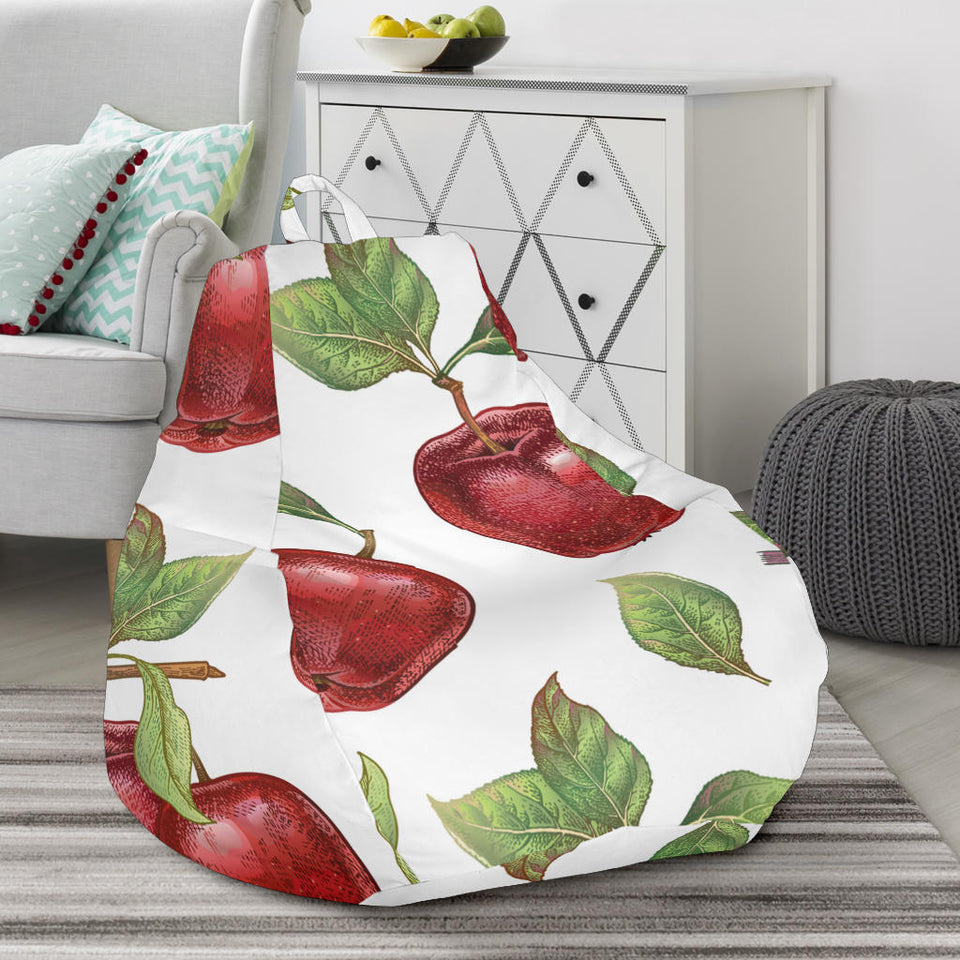 Red Apples Pattern Bean Bag Cover