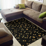 Dog Paws Pattern Print Design 05 Area Rug