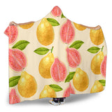 Beautiful Guava Pattern Hooded Blanket