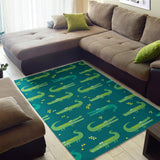 Crocodile Pattern Area Rug