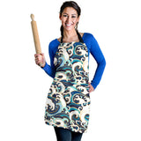 Japanese Wave Pattern Adjustable Apron