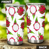 Dragon Fruits White Background Tumbler