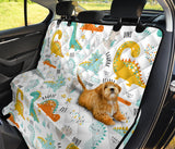 Cute Funny Kids Dinosaurs Pattern Dog Car Seat Covers