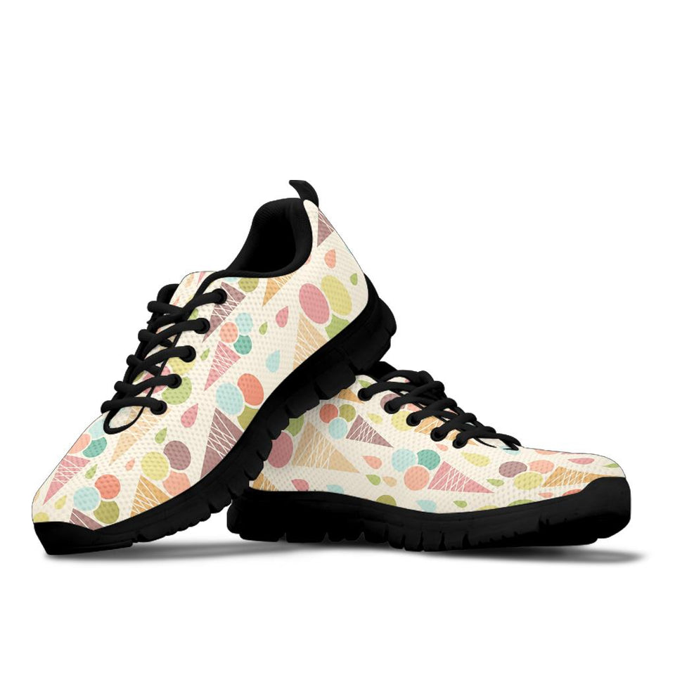 Ice Cream Cone Pattern Women'S Sneaker Shoes Pillow