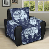 Elephant tribal design pattern Recliner Cover Protector