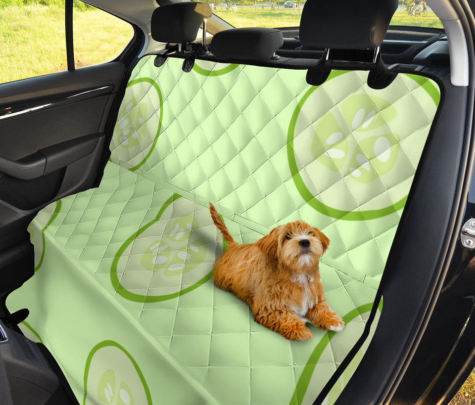 Cucumber Pattern Dog Car Seat Covers