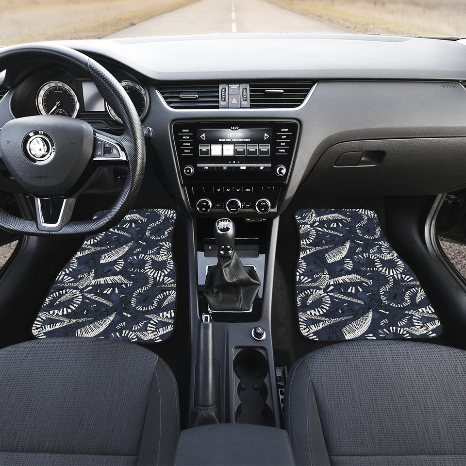 Piano Pattern Print Design 02 Front Car Mats