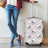 Cute French Bulldog Pattern Cabin Suitcases Luggages