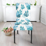 Coral Reef Pattern Print Design 04 Dining Chair Slipcover