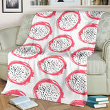Hand Drawn Dragon Fruit Premium Blanket