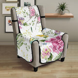 Hand drawn butterfly rose Chair Cover Protector