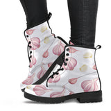 Garlic Pattern Leather Boots