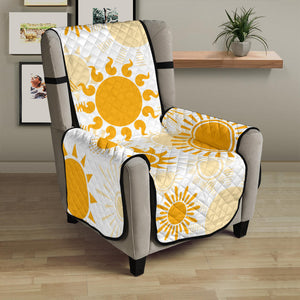 Sun design pattern Chair Cover Protector