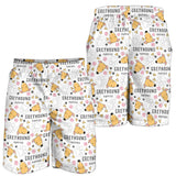 Greyhound Pattern Print Design 03 Men Shorts