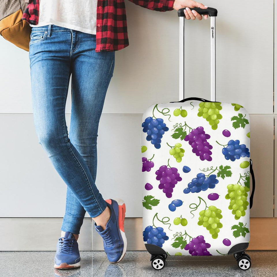 Grape Pattern Cabin Suitcases Luggages