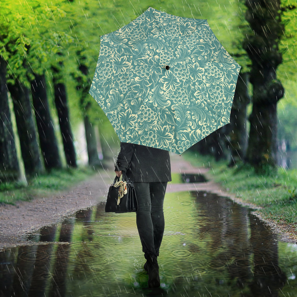 Classic Hand Drawn Grape Pattern Umbrella