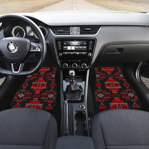 Midnight Red Front Car Mats (Set Of 2)