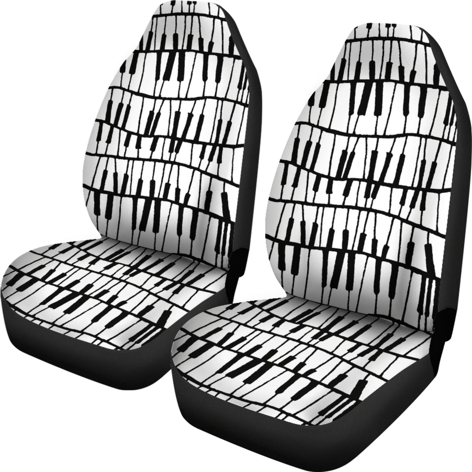 Piano Pattern Print Design 03 Universal Fit Car Seat Covers