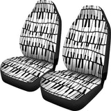 Piano Pattern Print Design 03 Universal Fit Car Seat Covers