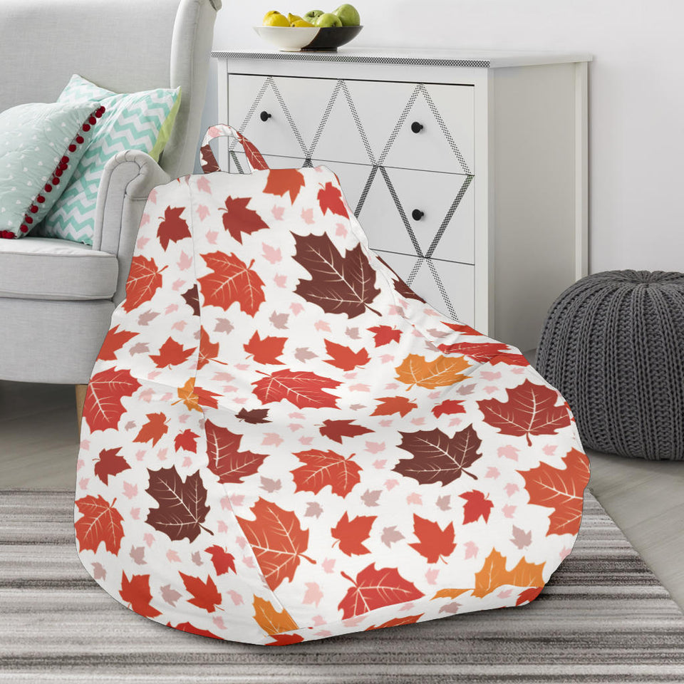 Colorful Maple Leaf Pattern Bean Bag Cover