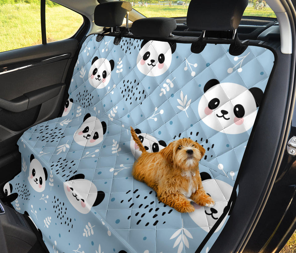 Cute Panda Pattern Dog Car Seat Covers