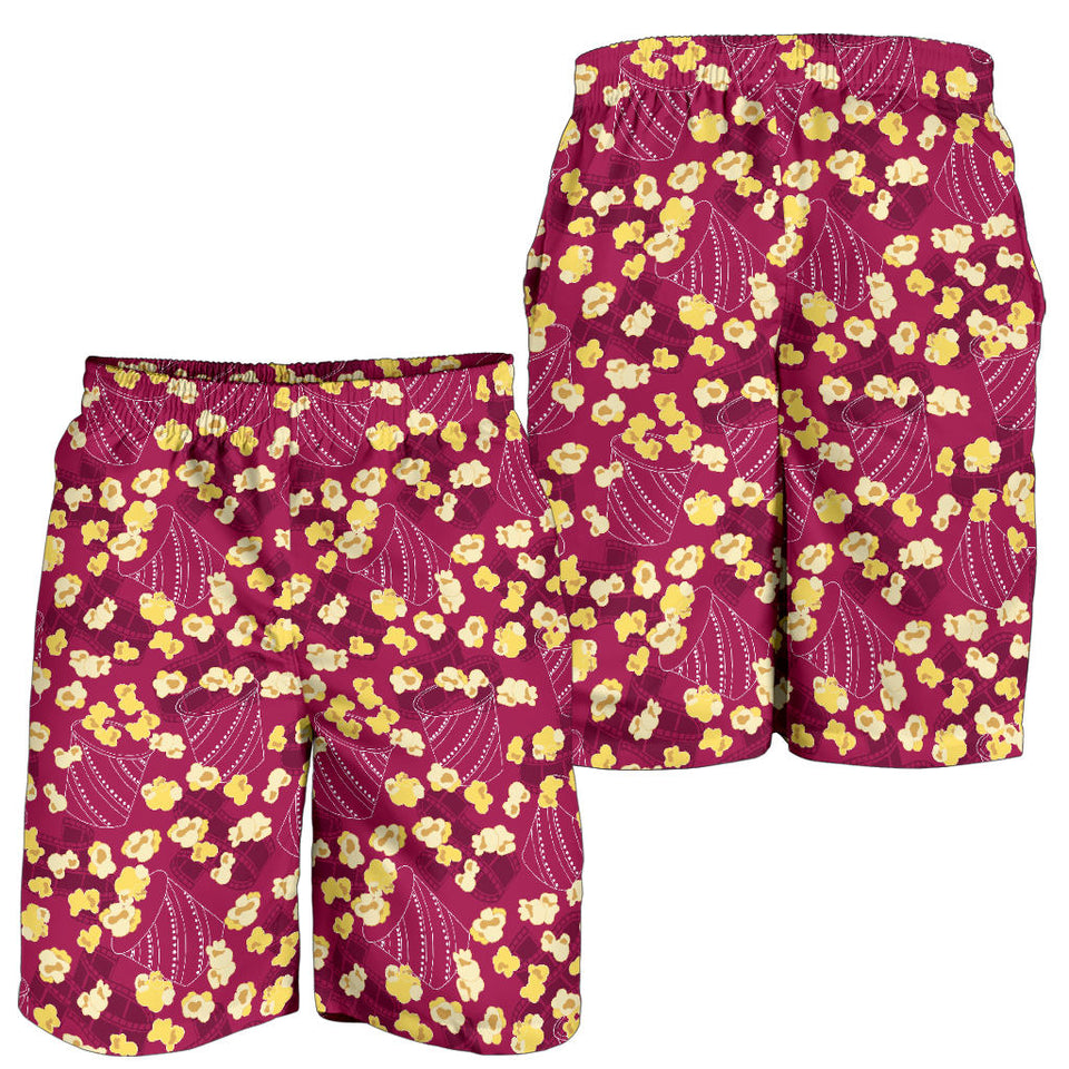 Popcorn Pattern Print Design 02 Men Shorts
