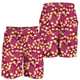 Popcorn Pattern Print Design 02 Men Shorts