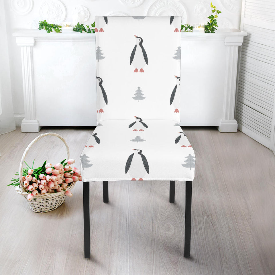 Penguin Pattern Dining Chair Slipcover