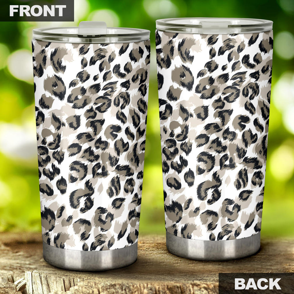 Leopard Skin Print Pattern Tumbler