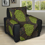 Hop pattern black background Recliner Cover Protector