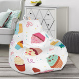 Cake Cupcake Design Pattern Bean Bag Cover