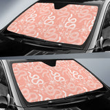 Snake Lilies Flower Pattern Car Sun Shade