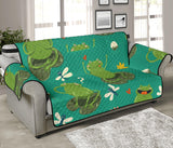 Cute frog dragonfly design pattern Sofa Cover Protector