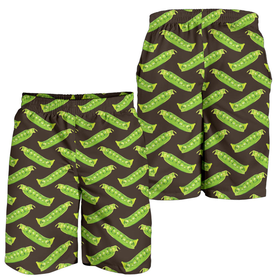 Green Peas Pattern Print Design 05 Men Shorts