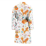 Cute Tribal Fox Pattern Men'S Bathrobe