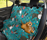 Boston Terrier Beautiful Flower Pattern Dog Car Seat Covers