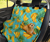 Banana Palm Leaves Pattern Background Dog Car Seat Covers
