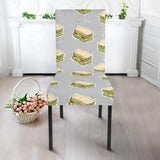 Sandwich Pattern Print Design 05 Dining Chair Slipcover