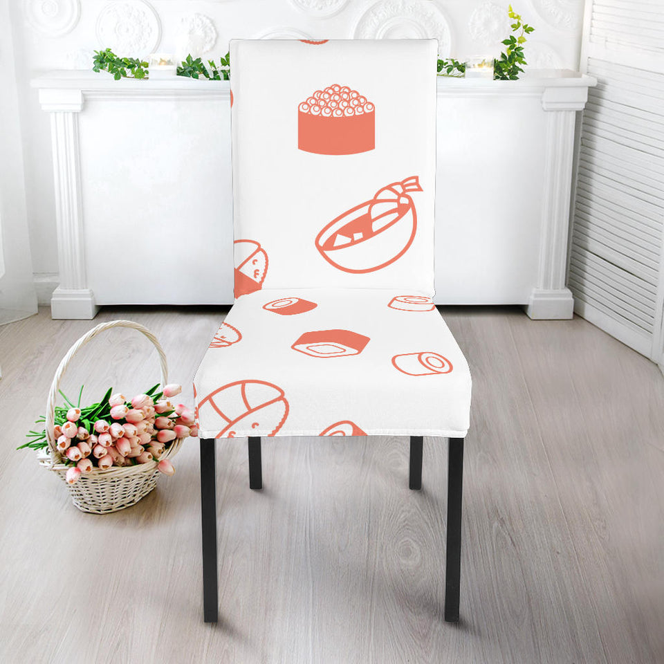 Sushi Pattern Dining Chair Slipcover